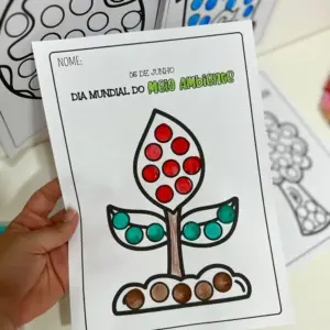 Pintura Sensorial Meio Ambiente.
